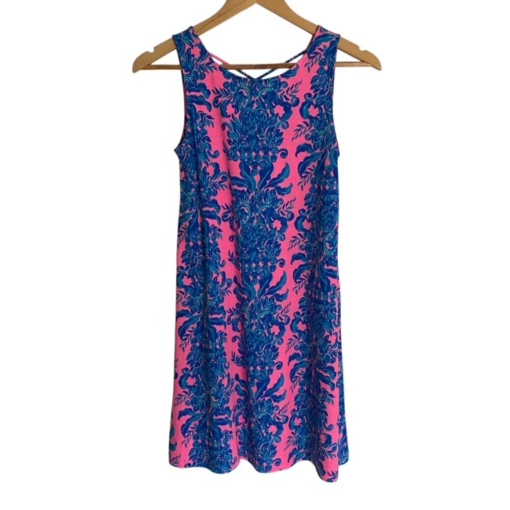 Lilly Pulitzer Kristen Swing Dress in Prosecco Pink Dilly Dally XXSmall